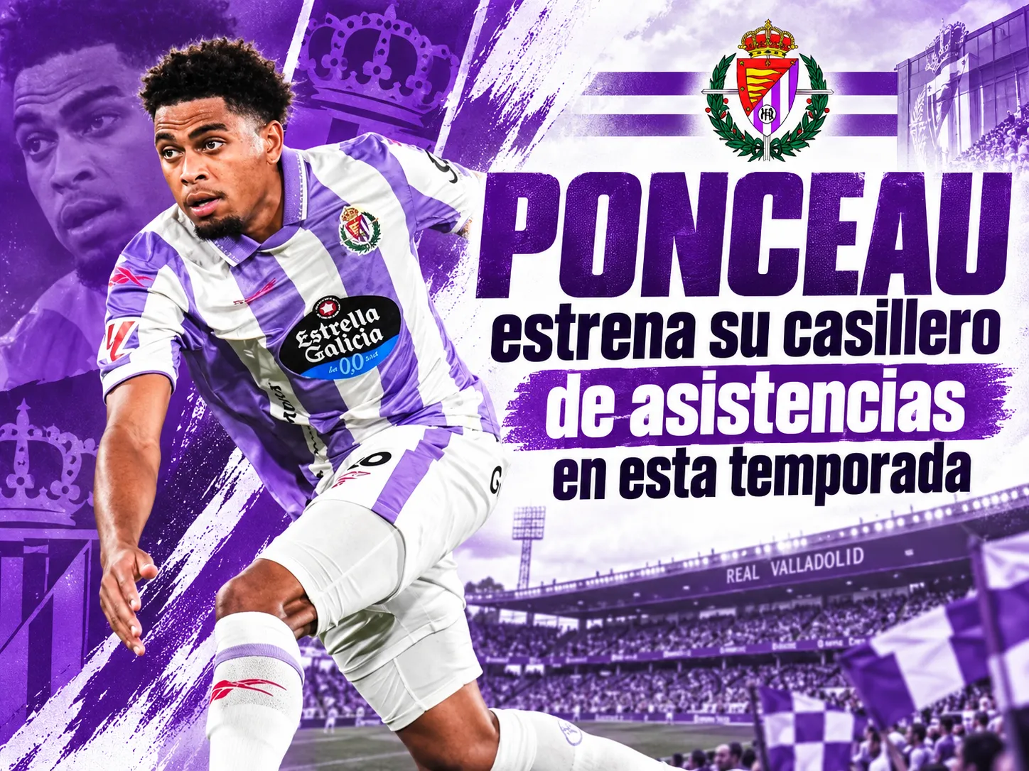 Ponceau estrena su casillero de asistencias en esta temporada