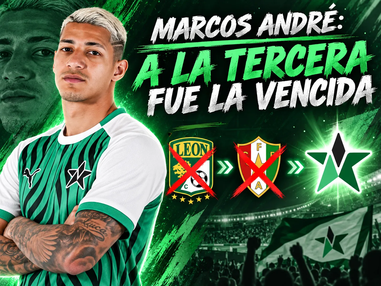 Marcos André: a la tercera fue la vencida