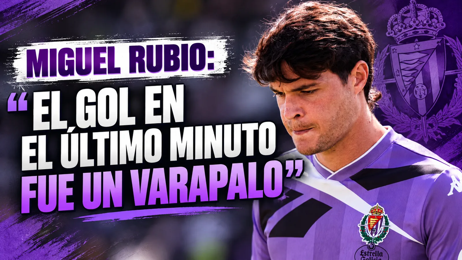 Miguel Rubio: “El gol en el último minuto fue un varapalo”