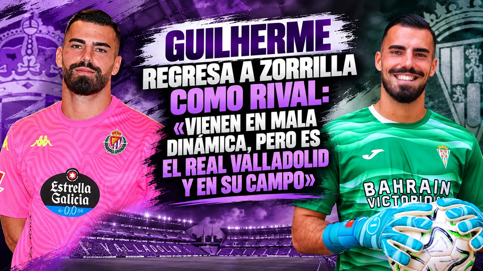 Guilherme regresa a Zorrilla como rival: «Vienen en mala dinámica, pero es el Real Valladolid y en su campo»