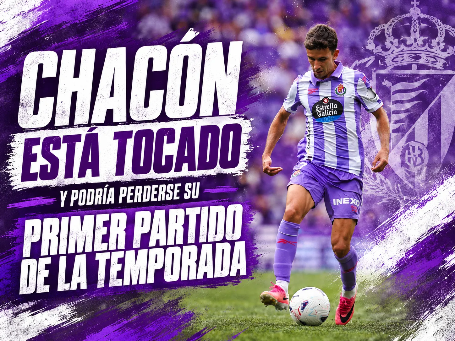 Chacón está tocado y podría perderse su primer partido de la temporada