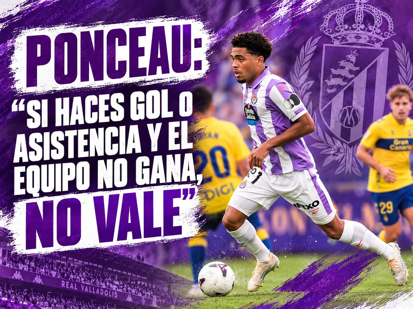Ponceau: “Si haces gol o asistencia y el equipo no gana, no vale”