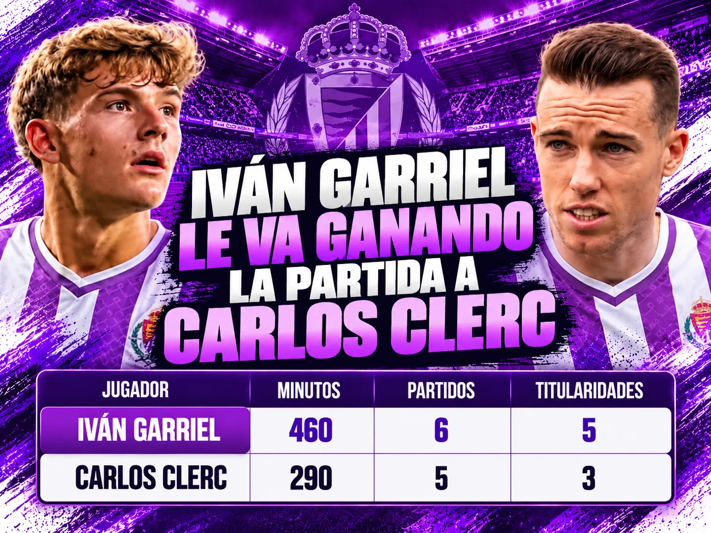 Iván Garriel le va ganando la partida a Carlos Clerc