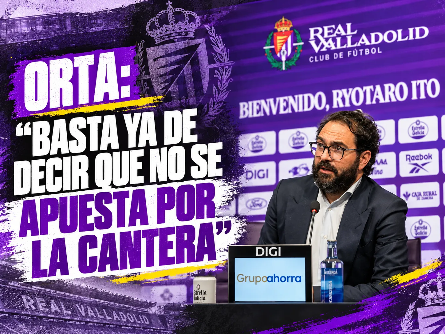 Orta: “Basta ya de decir que no se apuesta por la cantera”