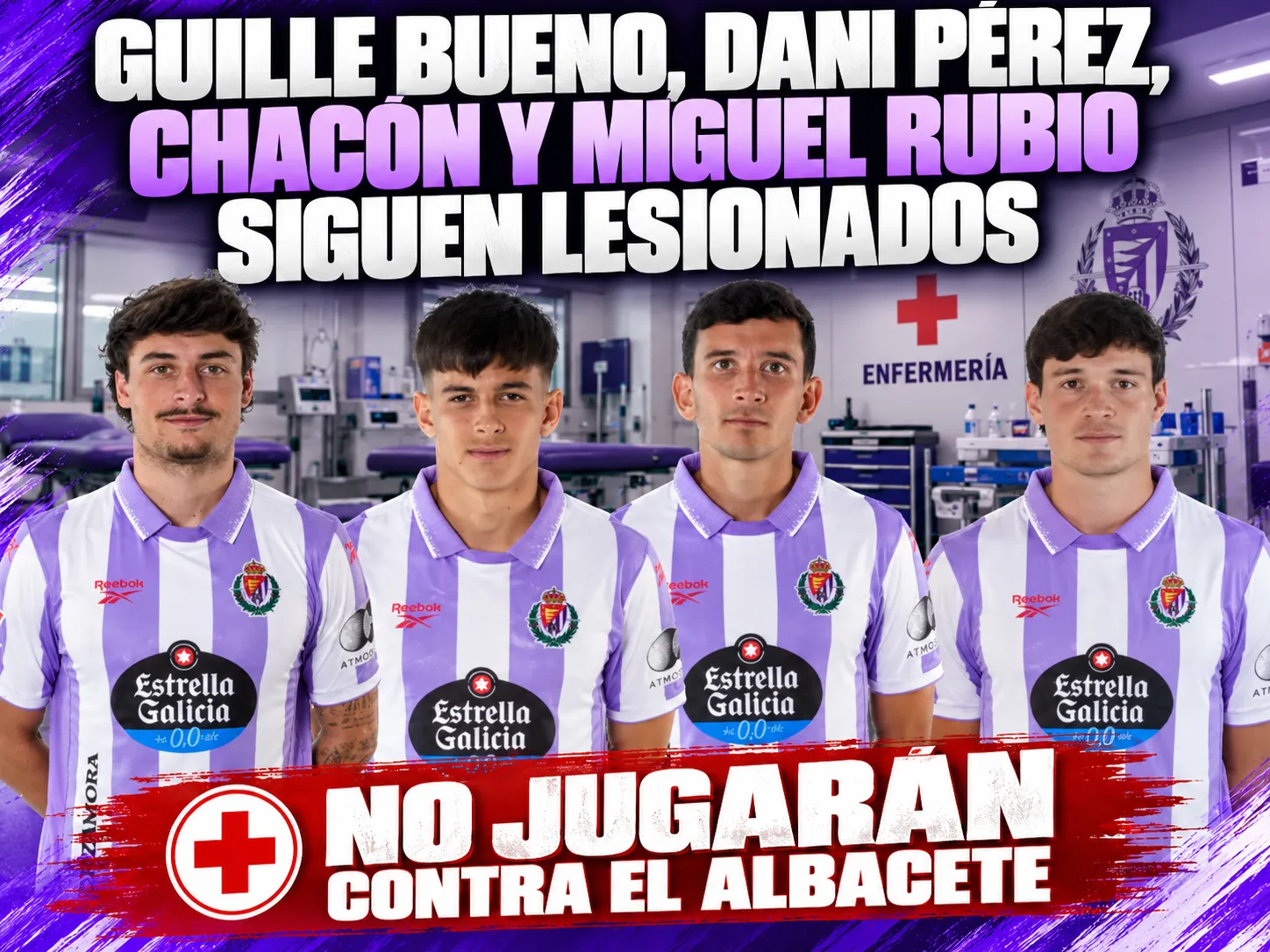 Chacón y Miguel Rubio no jugarán contra el Albacete