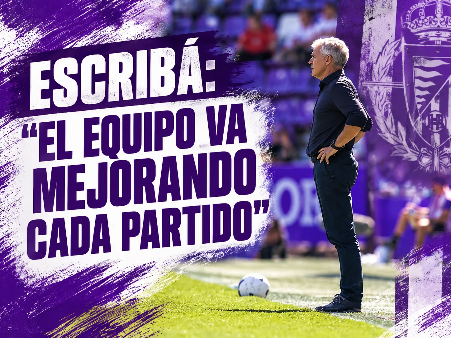 Escribá: “El equipo va mejorando cada partido”