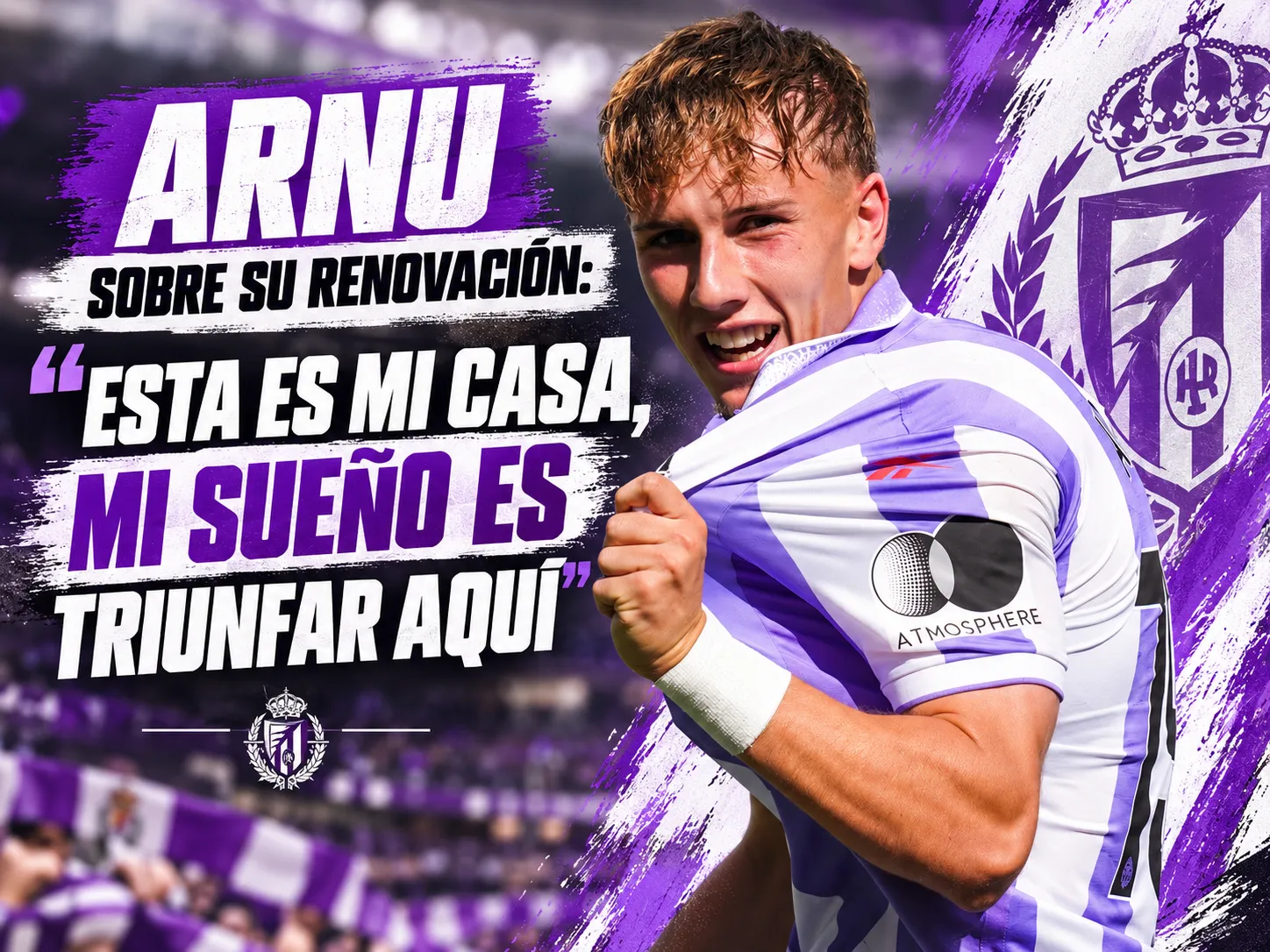 Arnu sobre su renovación: “Esta es mi casa, mi sueño es triunfar aquí”