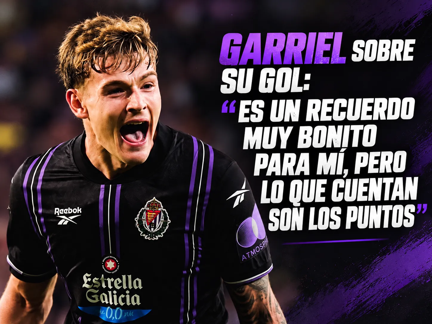 Garriel sobre su gol: “Es un recuerdo muy bonito para mí, pero lo que cuentan son los puntos”