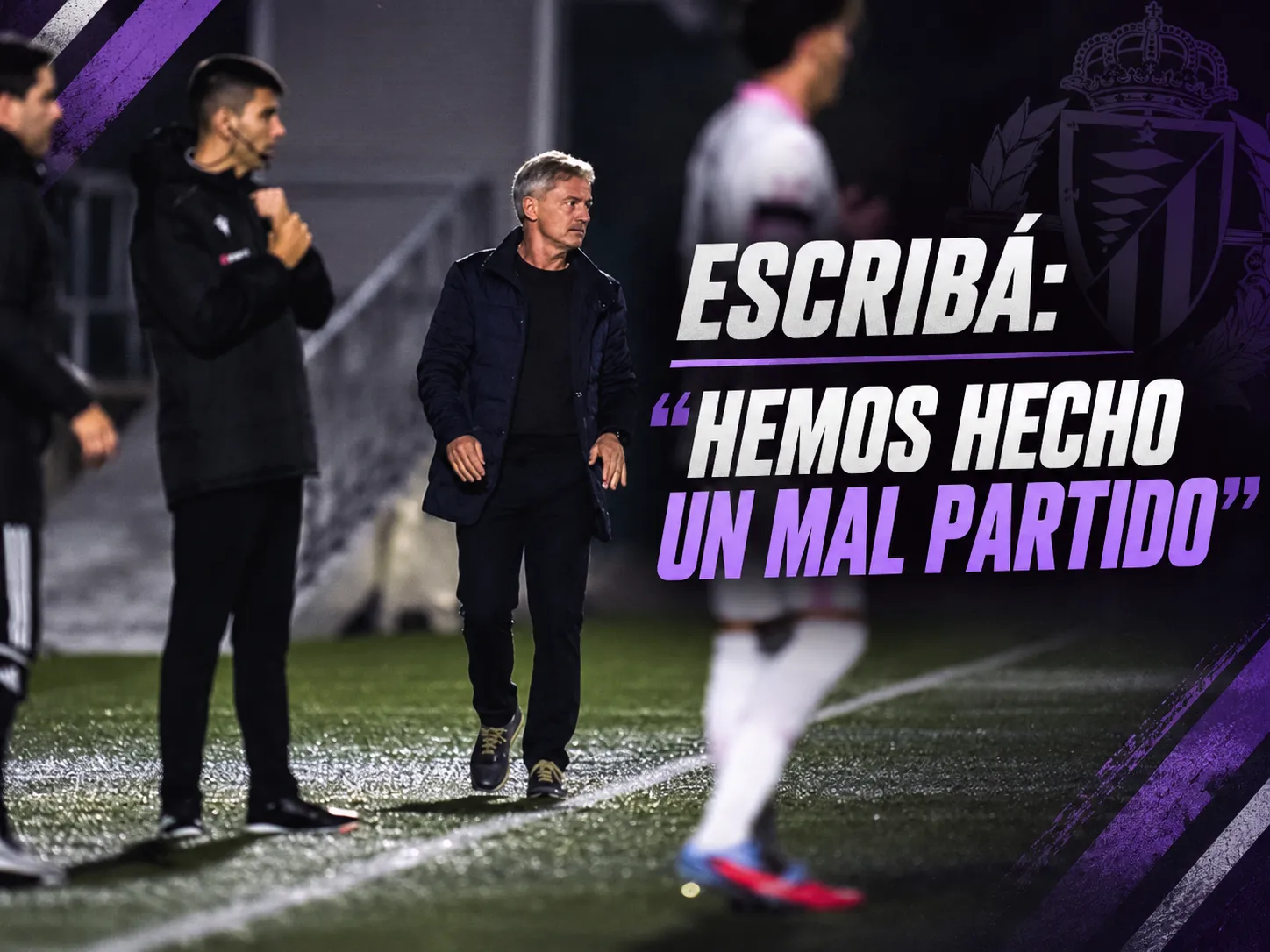 Escribá: “Hemos hecho un mal partido”